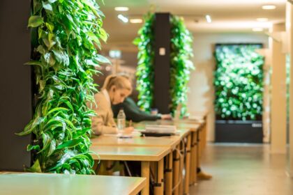 No Structual Changes Living Wall